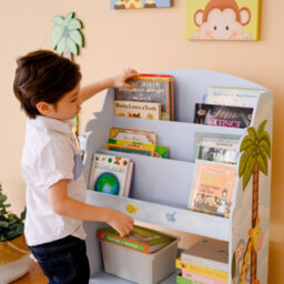 Teamson Kids - Sunny Safari 3-Tier Kids Large Display Bookshelf - thumbnail 6
