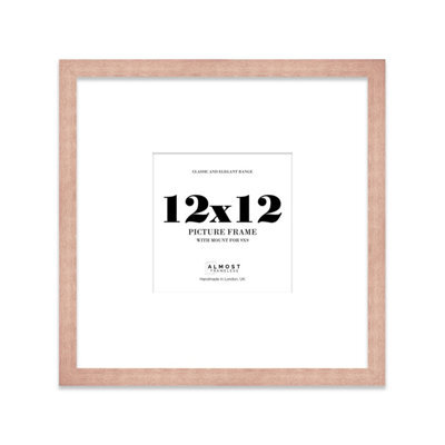 "12X12"" Bronze Picture Frame - 12X12"" Square Frame With 9X9"" Mount For 12X12""/9X9"" Pictures Art Deco Style Room Decor, 1 Pack" - image 1
