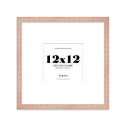"12X12"" Bronze Picture Frame - 12X12"" Square Frame With 9X9"" Mount For 12X12""/9X9"" Pictures Art Deco Style Room Decor, 1 Pack"