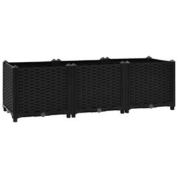 Berkfield Elegant Raised Bed 120X40X38 Cm Polypropylene - thumbnail 1