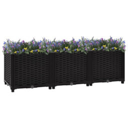 Berkfield Elegant Raised Bed 120X40X38 Cm Polypropylene - thumbnail 2