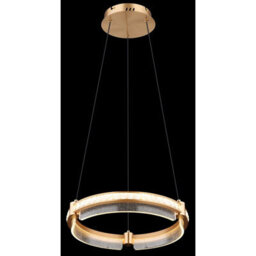 Luminosa Lighting Luminosa Blondie Ring Pendant Ceiling Light Gold Colors K5 Crystals Led Dimmable 2700-6000K Remote Control - thumbnail 4