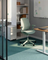 Beliani Modern Office Chair Aeri Mint Green - thumbnail 2
