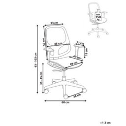 Beliani Modern Office Chair Aeri Mint Green - thumbnail 3