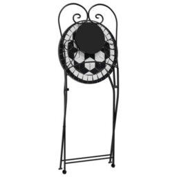 Walplus Mosaic Bistro Set Black And White Iron And Ceramic - thumbnail 5