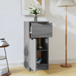 Vidaxl Sideboard Grey Sonoma 30X30X70 Cm Engineered Wood - thumbnail 3