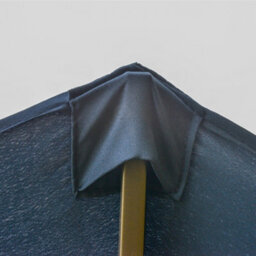Outsunny 4.6M Garden Umbrella Canopy Sun Shade, Only Cross Base, Blue - thumbnail 7
