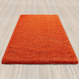 UETIAN Luxurious Shaggy Rugs Soft Extra Thick Area Rugs Heavy 5Cm Dense Pile For Living Room Bedroom Hallway (Orange, 60 X 110Cm) - thumbnail 2