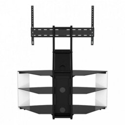 "Avf Como 1.08M Corner Tv Stand With Mount, For Tvs 32-65"" - Gloss White" - thumbnail 4