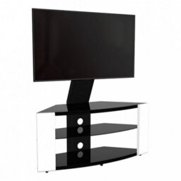 "Avf Como 1.08M Corner Tv Stand With Mount, For Tvs 32-65"" - Gloss White" - thumbnail 6