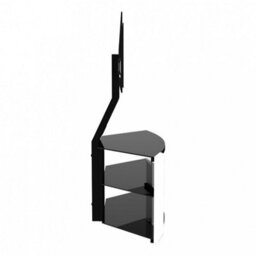 "Avf Como 1.08M Corner Tv Stand With Mount, For Tvs 32-65"" - Gloss White" - thumbnail 3
