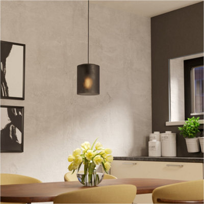 Loops Stylish Modern Black Pendant Light For Indoor Ceilings - Perfect Home Illumination - image 1