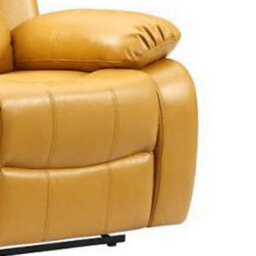 Furniture Instore Valencia Mustard Manual Recliner Armchair - thumbnail 3