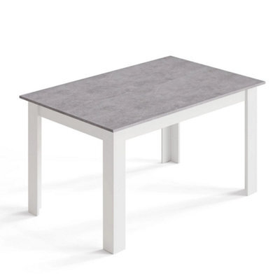 Grey 120Cm Wooden Dining Table Kitchen Dining Room For 4-6 People - image 1