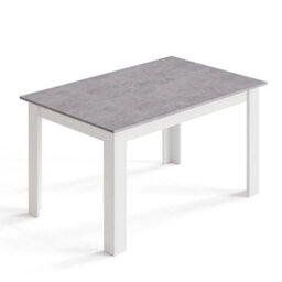 Grey 120Cm Wooden Dining Table Kitchen Dining Room For 4-6 People