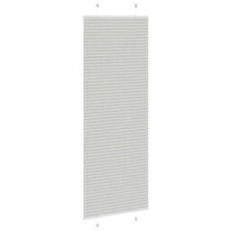 Berkfield Pleated Blind Light Grey 70X200 Cm Fabric Width 69.4 Cm Polyester - thumbnail 4