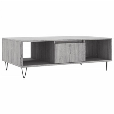 Berkfield Sturdy Coffee Table Grey Sonoma 104X60X35 Cm Engineered Wood - image 1