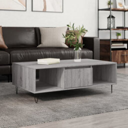 Berkfield Sturdy Coffee Table Grey Sonoma 104X60X35 Cm Engineered Wood - thumbnail 2