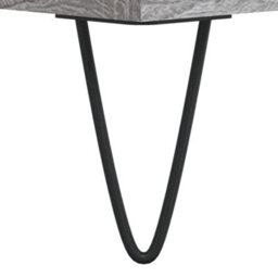 Berkfield Sturdy Coffee Table Grey Sonoma 104X60X35 Cm Engineered Wood - thumbnail 9