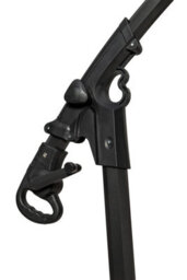 Royalcraft Grey 3M Deluxe Pedal Operated Rotational Cantilever Powder Coated Parasol With Cross Stand - thumbnail 6