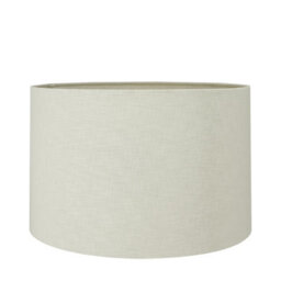 Pacific Lifestyle 45Cm Cream Linen Drum Lampshade Cylinder Self Lined Natural Lamp Shade For Table And Floor Lamps - thumbnail 4