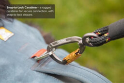 Dna Dogwear Ascent Rope Lead Roman Red 70 - thumbnail 4