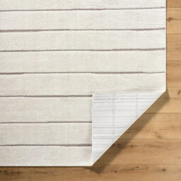 Livabliss Our Pnw Home Cascade-Modern Ivory Taupe Graphic High Pile Living Dining Bedroom Rug 200 X 275 Cm Easy Care, Non Shedding - thumbnail 4