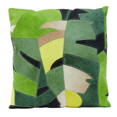 Orsina Bosie Safira Botanical Hair On Leather Cushion - image 1