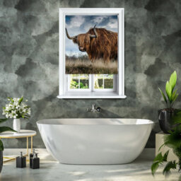 Lister Cartwright Photographic Blackout Roller Blinds For Bedroom Windows - (60 X 140 Cm) - Highland Cow - thumbnail 5