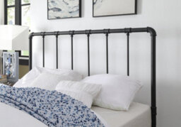 Flintshire Furniture Kinnerton Double 4Ft 6 Black Metal Bed Frame - thumbnail 3