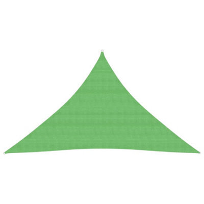 Berkfield Sunshade Sail 160 G/m2 Light Green 5X5X6 M Hdpe - image 1