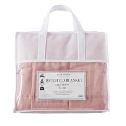 Ohs Weighted Blanket Quilted, Blush Pink, 125 X 150 Cm - 4Kg - thumbnail 5