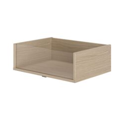 Qazar Matt Light Oak Effect Large Freestanding Wardrobe Storage Unit (H)2000mm (L)2200mm (W)2200mm (D)480mm - thumbnail 6