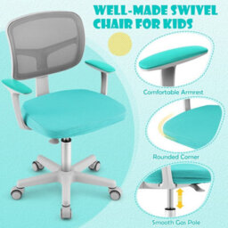 Computer Desk Chair Low Back Task Study Chairs Kids Office - thumbnail 4