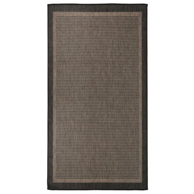 Walplus Outdoor Flatweave Rug 80X150 Cm Dark Brown - image 1