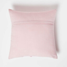 Homescapes Floral Daisy Lilac Tufted Cotton Cushion 45 X 45 Cm - thumbnail 3