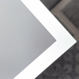 Plum&clay Azure Led Illuminated Silver Single Mirrored Wall Cabinet (H)700mm (W)500mm - thumbnail 7