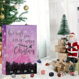 Crystal Advent Calendar For Kids, 24 Natural Gemstones,healing Stones Advent Calendar With Geographic Gemstone Rocks - thumbnail 6