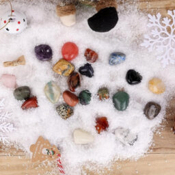 Crystal Advent Calendar For Kids, 24 Natural Gemstones,healing Stones Advent Calendar With Geographic Gemstone Rocks - thumbnail 5