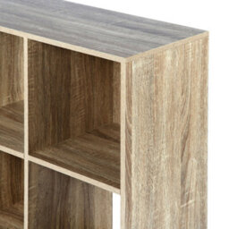 Jane - 3X3 Bookcase - Cube Storage Boxes (Oak) - thumbnail 6