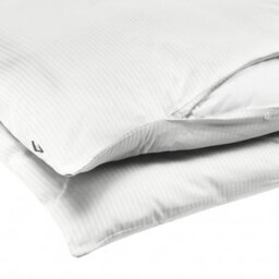 Beliani Duvet Cover Set Avondale Sateen Cotton 155 X 220 Cm White - thumbnail 7