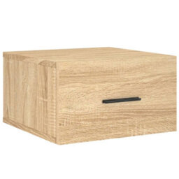Berkfield Durable Wall-Mounted Bedside Cabinets 2 Pcs Sonoma Oak 35X35X20 Cm - thumbnail 5