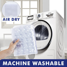 Ameha Shower Bath Mat Non Slip Anti Mould - Crystal  40X100Cm Mats With Strong Suction Cups Grip & Drain Holes Rubber Mats - thumbnail 8