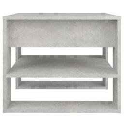 Berkfield Coffee Table Concrete Grey 55.5X55X45 Cm Engineered Wood - thumbnail 4