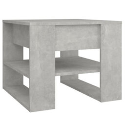 Berkfield Coffee Table Concrete Grey 55.5X55X45 Cm Engineered Wood - thumbnail 2