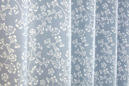 Sundour Sade - Fully Lined Floral Curtains - Eyelet - Polycotton (Blue, Filled Cover - 18'' X 18'' (Single)) - thumbnail 3