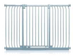 Safetots Extra Tall Elite Safety Gate, 152Cm - 161Cm, Matt Grey, Extra Tall 96.8Cm In Height, Pressure Fit Stair Gate - thumbnail 1