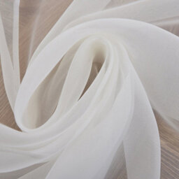 Garden Sanctuary Pure White Plain Voile Curtain Panel Window Sheer,  Breathable Tulle Curtain, W 100Cm H 200Cm - thumbnail 6