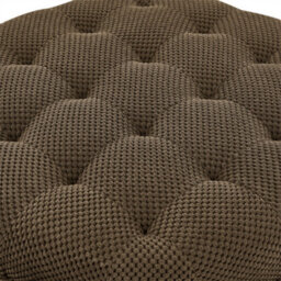 Abrihome Round Storage Ottoman With Removable Tray Top, Nubby Upholstered Coffee Table For Living Room & Bedroom - thumbnail 9