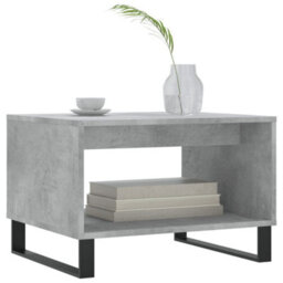 Berkfield Coffee Table Concrete Grey 60X50X40 Cm Engineered Wood - thumbnail 3